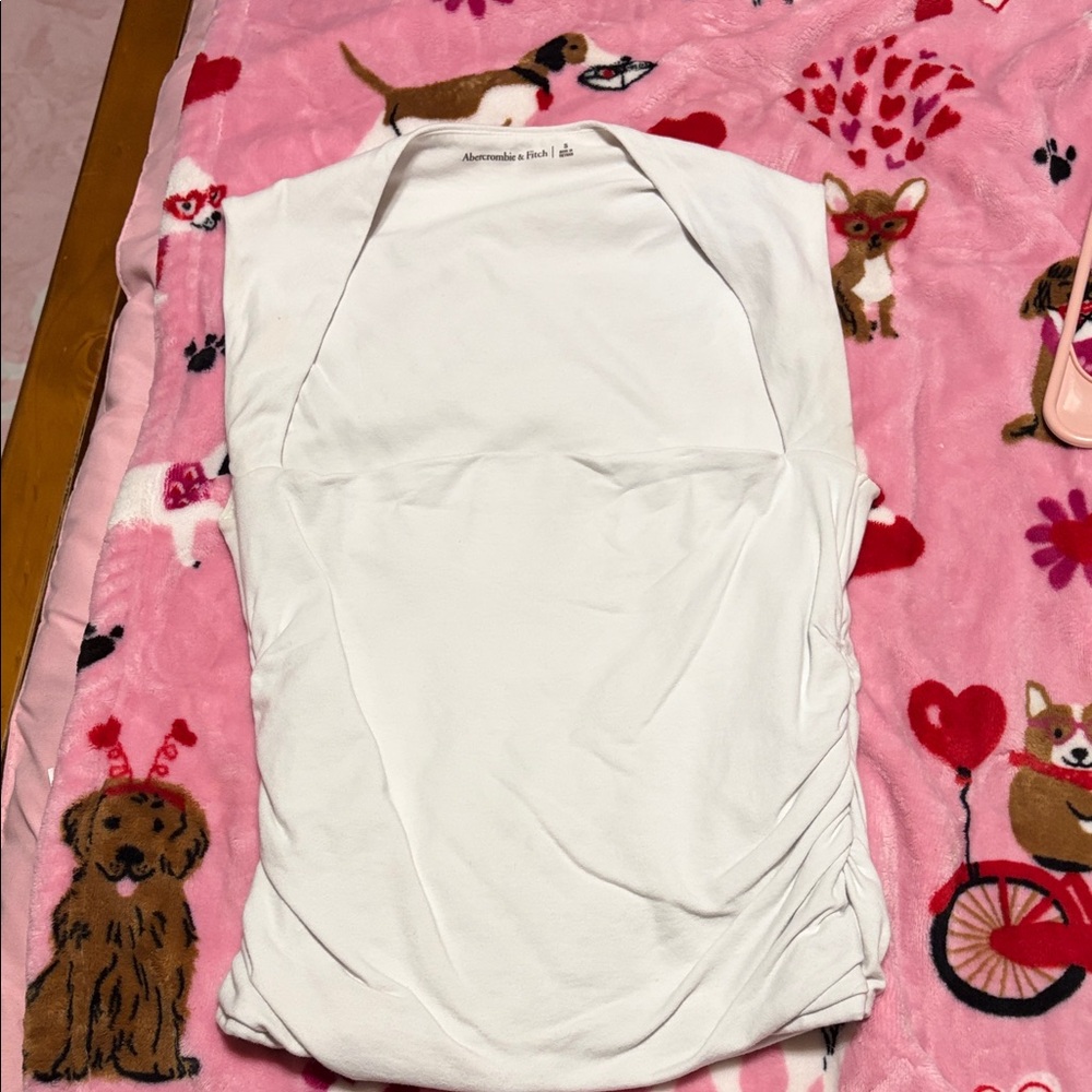 Abercrombie and fitch White Sleeveless Top